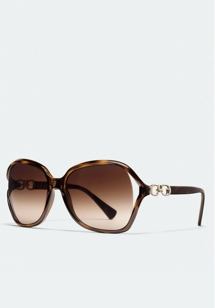 Coach Designer Women's Sunglasses Kissing C's Dark Tortoise Frame Brand New & Authentic Coach Product Details: Gradient lenses Model: L948 HC8145 512013 Distinctive decorative emblems with the iconic COACH name on the arms 100% UV protection providing unmatched quality, comfort and durability. Includes original Coach hard case, microfiber cleaning cloth and care instructions Size: 60-16-130mm Eye Size: 60mm (Horizontal Width of Frame) Bridge: 16mm (Distance Between Lens) Total Frame Width: 130mm Ladies Sunglasses, Coach Sunglasses, Gifts For My Girlfriend, Sunglasses Uv Protection, Uv Sunglasses, Tortoise Sunglasses, Microfiber Cleaning Cloths, Clean Microfiber, Women's Sunglasses