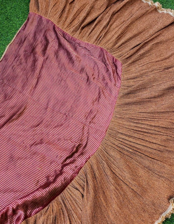 A must buy saree for the festive season. Fabric: Tissue Silk Length – Saree 5.5 meters. Blouse not attached. Note- There may be slight color variations due to photographic reasons. This is a hand-woven product and any irregularities in the weaving or pattern should not be taken as a defect. These irregularities make every handloom piece unique. Slub Silk Saree For Navratri Party, Traditional Slub Silk Pre-draped Saree For Party, Navratri Party Pre-draped Tussar Silk Saree, Diwali Party Slub Silk Pre-draped Saree, Diwali Party Pre-draped Slub Silk Saree, Traditional Party Pre-draped Slub Silk Saree, Party Wear Slub Silk Saree With Traditional Drape, Slub Silk Saree For Party With Traditional Drape, Slub Silk Saree In Traditional Drape For Parties