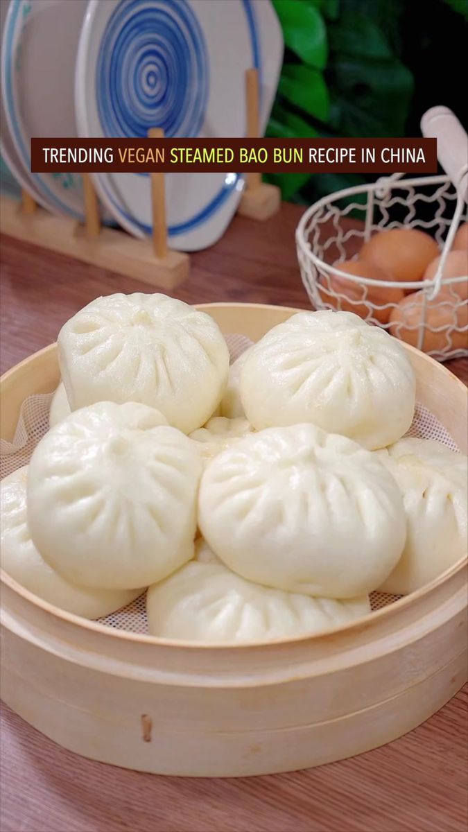 some dumplings are in a bowl on a table