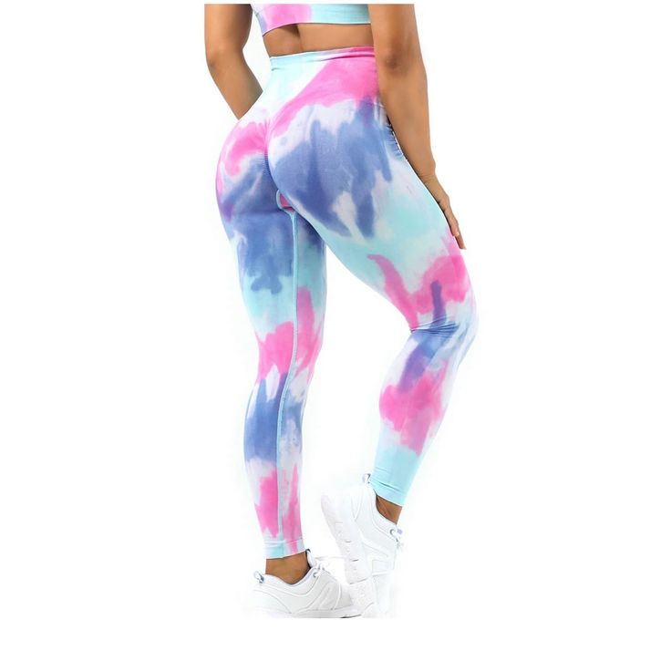 Maxxim - Tye Dye Leggings Size L Nwt Butt Scrunch Vibrant Colors: Pink, Blue , White Tye Dye Buttery Soft Naked Feeling Seamless Knit Leggings Stretchy And Opaque, Lightweight, Moisture Wicking, Breathable, No Pilling, No Camel Toe This Peach Lift Seamless Legging Is Perfect For Everyday Wear, Working Out, Weight-Lifting And Squatting At The Gym, Going Out With Friends, Doing Yoga, Exercise, Relaxing At Home, And Running Errands Like Grocery Shopping #7000 Pink Bottoms For Yoga In Spring, Pink Bottoms For Spring Yoga, High Waist Pink Yoga Pants For Spring, Casual Tie Dye Bottoms For Workout, Blue Athleisure Yoga Pants For Summer, Pink Yoga Pants For Summer, Summer Gym Leggings, Pink Tight Workout Bottoms, Trendy Summer Gym Pants