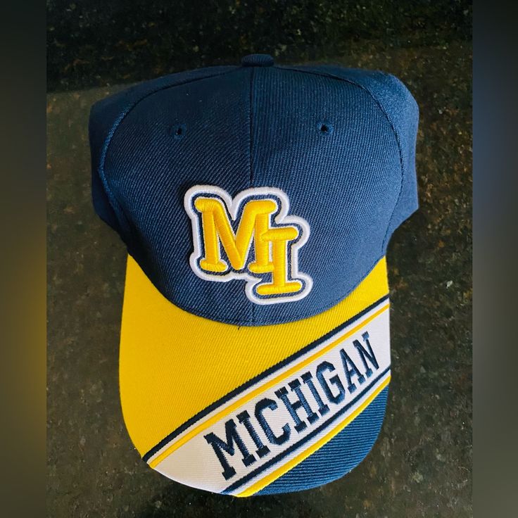 Up For Sale Is One Michigan Wolverines Baseball Cap. One Size Fits All Velcro Adjusting New With Tags. Adjustable Yellow Sports Hat, Yellow Sports Trucker Hat With Curved Brim, Yellow Sports Trucker Hat, Yellow Trucker Hat For Sports, Yellow Snapback Sports Hat, Sporty Yellow Baseball Cap For Sports, Yellow Sports Hat With Curved Brim, Yellow Sporty Baseball Cap With Curved Brim, Yellow Snapback Baseball Cap