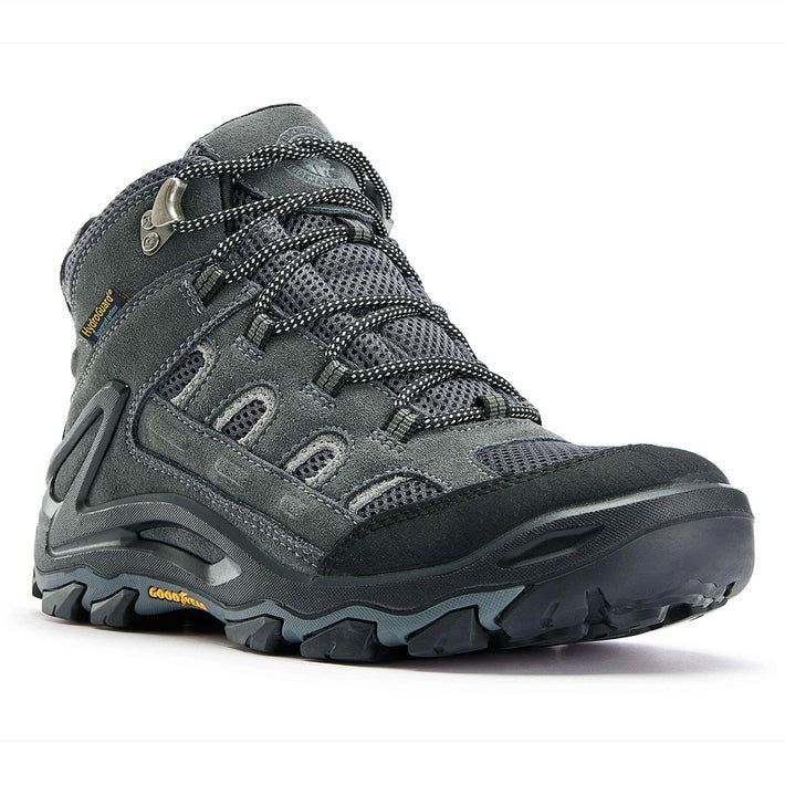 ROCKROOSTER Newland Gray 6 inch Waterproof Hiking Shoes KS5516– Rock Rooster Footwear Inc Breathable Waterproof Hiking Boots With Round Toe, Breathable High-top Waterproof Boots For Outdoor Activities, Breathable Work Boots For Outdoor Activities With Round Toe, Slip-resistant Round Toe Walking Shoes For Outdoor, Durable Waterproof Boots For Outdoor Activities With Round Toe, Slip-resistant High-top Waterproof Boots For Adventure, Slip-resistant Lace-up Hiking Boots For Adventure, Breathable Waterproof Boots With Round Toe For Adventure, High-top Fade-resistant Boots For Outdoor