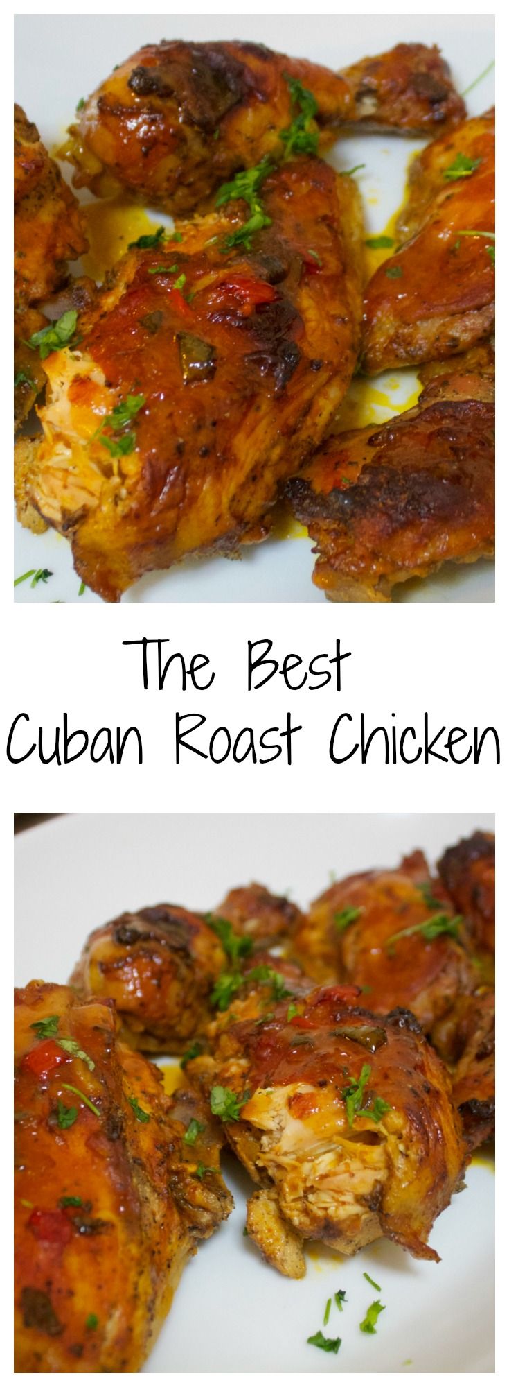 the best cuban roast chicken recipe is made with only three ingredients and it's ready to be eaten