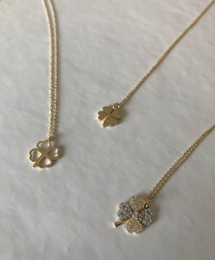 Gold Clover Necklace / 14k Solid Gold Four Leaf Clover | Etsy Gold Clover Necklace, Dainty Necklace With Adjustable Chain For Good Luck, Gold Flower Pendant Necklace For Good Luck, Good Luck Yellow Gold Necklaces With Delicate Chain, Good Luck Yellow Gold Necklace With Delicate Chain, Gold Elegant Charm Necklace For Good Luck, Pendant Jewelry Gold, Gold Four Leaf Clover, Bee Bracelets