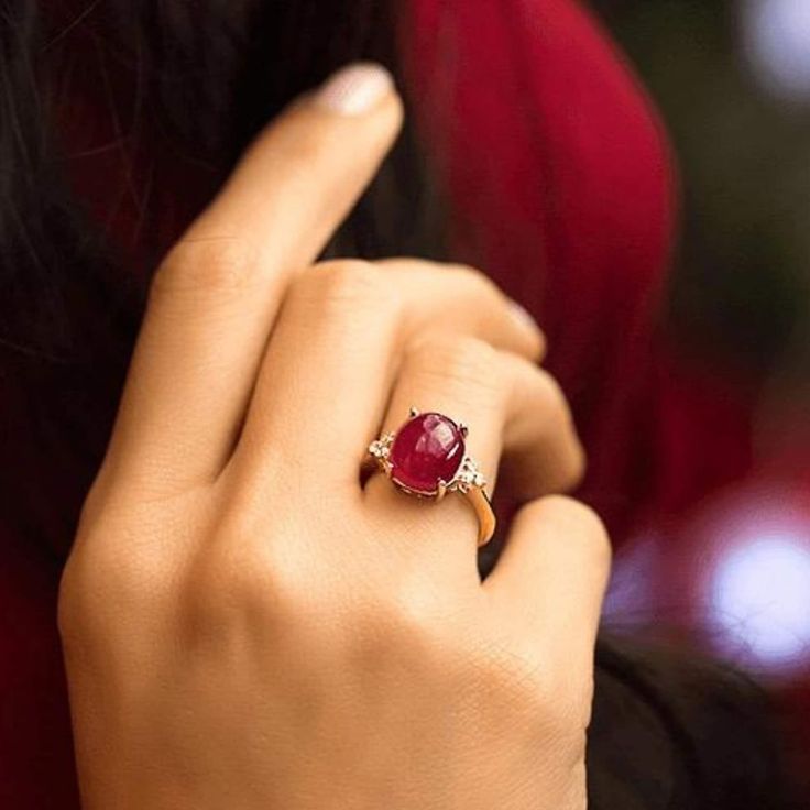 8.46 Ct Diamond Ruby Ring: Elevate your style with the captivating allure of this 8.46-carat Diamond Ruby Ring. Masterfully crafted to perfection, the centerpiece of this ring is a stunning 8.46-carat diamond-cut ruby that radiates vibrant red hues. The elegant design is further accentuated by the halo of sparkling diamonds that gracefully frames the ruby. Adorned with luxurious 18-karat white gold, this ring reflects both opulence and timeless sophistication. An assertive piece embodying luxury Rubin Ring, Jewelry For Mom, Jewelry Ruby, Christmas Handmade, Ruby Earrings, Ruby Jewelry, Gift For Wife, Ruby Ring, Rose Gold Diamonds