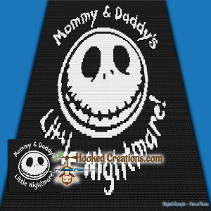 a cross stitch pattern for a jack - o'- lantern pumpkin head with the words mommy and daddy's on it