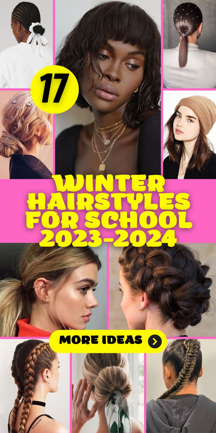 Casual Ponytail Hairstyles for School 2023-2024: Stay chic and comfortable with casual ponytail hairstyles for school in 2023-2024. Whether you have straight or wavy hair, these easy and versatile hairstyles are perfect for those busy mornings. From low ponytails to high ponytails with curtain bangs, these options provide both style and simplicity for your school routine. Ponytails With Curtain Bangs, Casual Ponytail Hairstyles, Winter Hairstyles For School, Ponytail Hairstyles For School, Korean Hair Trends, Low Ponytails, Side Braid Ponytail, Braided Crown Hairstyles, Casual Braids