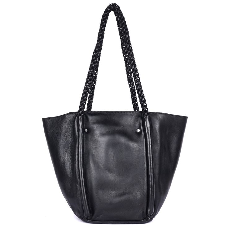 Black Chic Fall Bags With Gunmetal Hardware, Casual Fall Bucket Tote Bag, Casual Fall Tote Bucket Bag, Classic Shoulder Bag With Braided Handles For Everyday, Chic Hobo Bag With Gunmetal Hardware, Large Capacity Hobo Bag For Work In Fall, Large Capacity Hobo Bag For Work And Fall, Workwear Tote Shoulder Bag With Braided Handles, Modern Shoulder Bag With Braided Handles For Work