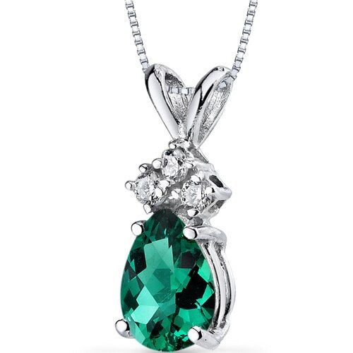 An ode to Mother Nature This Emerald pendant is an enchantingly easy-to-wear shade of green, blurring the lines between reality and dreams. This standout pendant features pear shape Peora created Emerald gemstones in 14K white gold. Responsibly sourced in every sense, our created Emerald gemstones are physically, chemically, and optically identical to their natural counterparts. We're big fans of eco-luxury. Handcrafted in pure 14K white gold goodness, this pendant has been carefully coated in an elegant rhodium finish. Our artisans are expertly trained in this process which fortifies the pendant's strength, shine and brilliance. Looking for an anniversary or engagement present? Our concierge stylists are here to help with all of your jewelry questions. Each purchase comes beautifully pack Emerald Diamond Pendant, Jewelry Questions, Emerald Necklace Pendant, Shine Jewelry, Emerald Pendant, Sapphire Necklace, Emerald Jewelry, Emerald Gemstone, Diamond Pendant Necklace