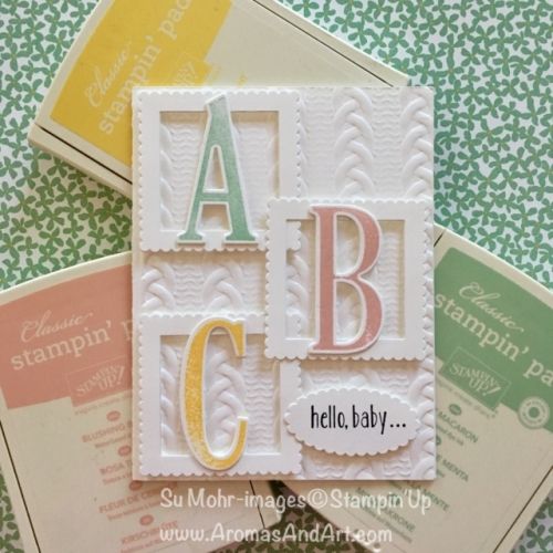 some type of greeting card with the letters abc and c on it's side