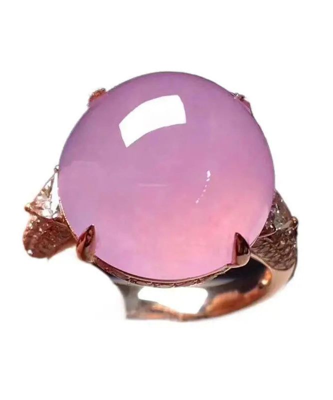 Indulge in luxury with our Loose Pink Sterling Silver Overgild Jade Rings. Handcrafted with premium materials, these rings exude elegance and sophistication. The beautiful pink jade stones, encased in sterling silver with a gilded finish, add a touch of exclusivity to any outfit. Elevate your style with these statement rings. Length: 6.5cm/2.535". Matches easily with daily hairstyle. dresses & Shirts Luxury Round Cabochon Amethyst Ring, Luxury Ruby Ring With Gemstone Accents, Luxury Pink Ruby Ring For Formal Occasions, Luxury Pink Amethyst Ring With Accent Stones, Luxury Pink Amethyst Ring For Formal Occasions, Luxury Pink Gold Rings With Accent Stones, Pink Luxury Amethyst Ring For Anniversary, Luxury Pink Amethyst Ring For Anniversary, Luxury Pink Amethyst Anniversary Ring