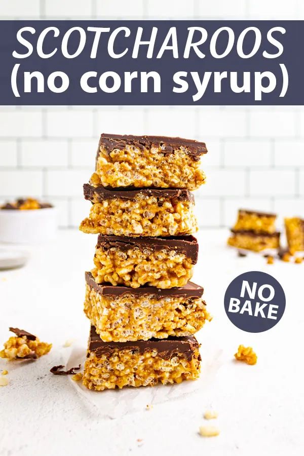 no bake chocolate and oatmeal granola bars stacked on top of each other