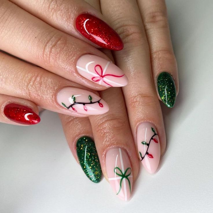 Snowman Nails, Candy Cane Nails, Cute Christmas Nails, Christmas Gel Nails, Colorful Nails, Her Nails, Christmas Nails Acrylic, Festival Nails, Xmas Nails