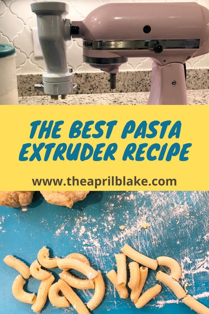 the best pasta extruder recipe is made with pretzels and cheese