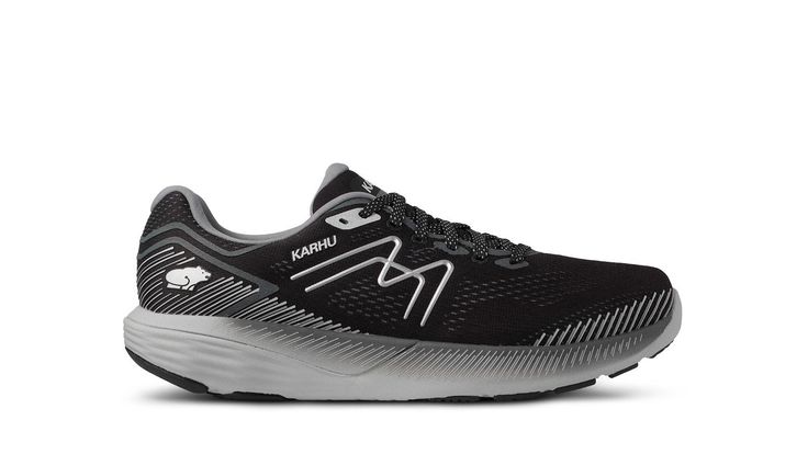 KARHU women's Ikoni 2.5 running shoes Dynamic Walking Shoes With Ortholite Insole For Marathon, Dynamic Trail Running Shoes With Ortholite Insole For Marathon, Ergonomic Black Sneakers With Gel Cushioning, Black Running Shoes With Air Cushioning For Walking, Casual Black Trail Running Shoes With Ortholite Insole, Dynamic Running Shoes With Ortholite Insole For Trail, Functional Trail Running Shoes With Gel Cushioning, Black Sneakers With Ortholite Insole For Trail Running, Functional Black Walking Shoes With Gel Cushioning