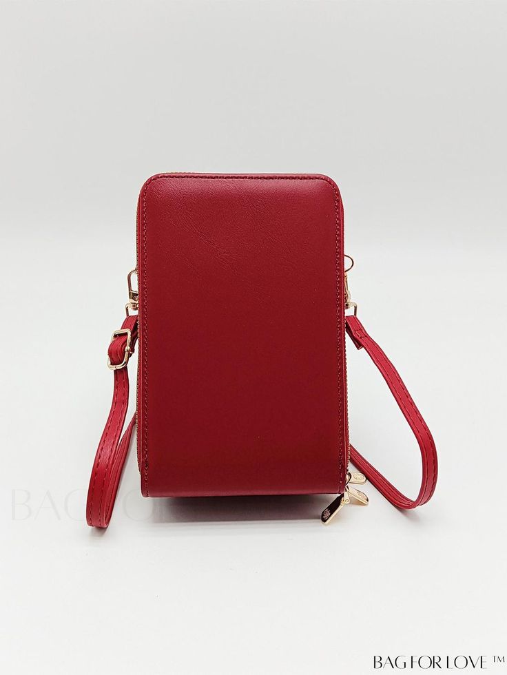 BagForLove - Stylish 3-Layer Zipper Wallet for Women with Phone Pocket - New Arrival Product Description Color Red Pattern Type Geometric Strap Type Adjustable Material PU Leather Size Chart INCH CM Bag Height Bag Length Bag Width Strap Length 2.6 inch 6.9 inch 4.3 inch 53.1 inch Bag Height Bag Length Bag Width Strap Length 6.5 cm 17.5 cm 11 cm 135 cm Details Pictures Similar Products h2 { text-align: center; } /* æ¢è¡ */ li{ white-space: normal; word-break: break-all; word-wrap: break-word; } .red-box { width: 100%; display: flex; flex-direction: row; flex-wrap: wrap; justify-content: center; } .red-box > div { width: 190px; height: 250px; margin: 10px; } .red-box > div > a > img { width: 190px; height: 250px; } .size-box { width: 100%; margin: auto; white-space: nowrap; } .table { bord Red Portable Crossbody Phone Bag, Red Crossbody Phone Bag, Red Rectangular Portable Phone Bag, Red Travel Bag With Card Slots, Red Travel Shoulder Bag With Card Slots, Red Crossbody Bag With Card Slots, Red Shoulder Bag With Card Slots For Travel, Red Everyday Bags With Card Slots, Red Phone Bag With Cell Phone Pocket