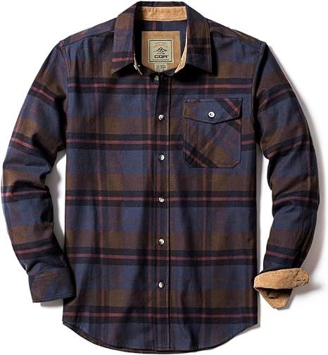 Amazon.com: CQR Men's All Cotton Flannel Shirt, Long Sleeve Casual Button Up Plaid Shirt, Brushed Soft Outdoor Shirts, Plaid Amazon Grey, Small : Clothing, Shoes & Jewelry Outdoor Shirts, Plaid Shirt Men, Tactical Pants, Outdoor Shirt, Traditional Pattern, Mens Button Up, Shirt Long Sleeve, Mens Bottom, Basic Style