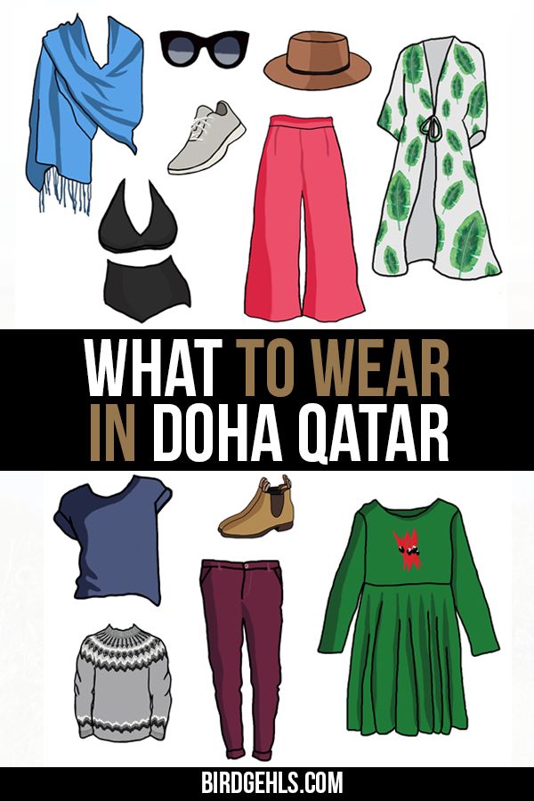 an image of what to wear in doha with text overlay that reads, what to wear in doha