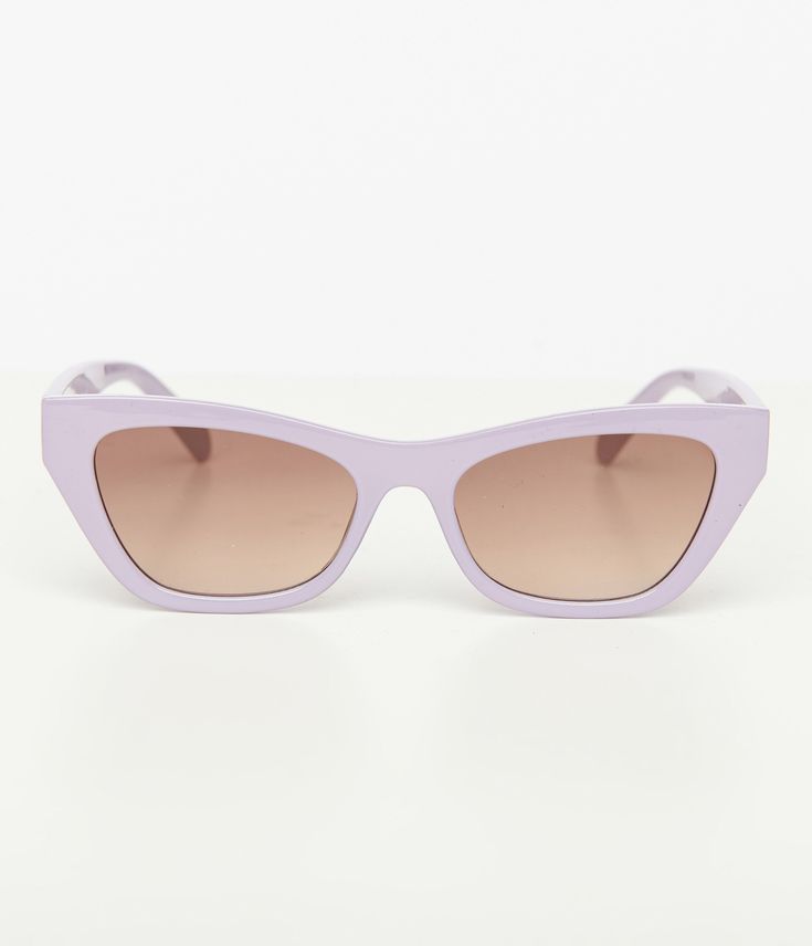 These darling 1950s cat eye style sunglasses are crafted in light purple and set with UV400 protection lenses. Available while supplies last. Purple Cat, Style Sunglasses, Light Purple, Fashion Sunglasses, Cat Eye Sunglasses, Unique Vintage, Cat Eye, Lenses, Shop Now