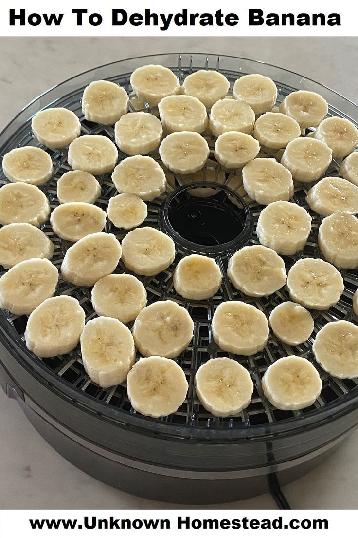 When the kids are not around, the shelf life of fresh bananas seems to shorten very quickly. One of my favorite ways to make them last longer is to dehydrate the bananas for yummy snacks! Dehydrated bananas last a long time and are still super yummy and nutritious!