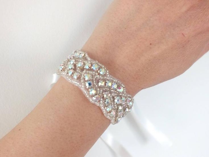 Rhinestone bracelet bridal bracelet bridesmaid Cuff | Etsy Elegant Crystal Bracelet For Bridesmaids, Glamorous Wedding Cuff Bangle Bracelet, Silver Crystal Embellished Bracelet For Gift, Silver Crystal Embellished Bracelet Gift, Elegant Crystal Cuff Bracelet For Wedding, Wedding Cuff Bracelet With Sparkling Stones, Elegant Beaded Cuff Bracelet For Wedding, Silver Bling Cuff Bracelet For Wedding, Wedding Bangle Crystal Bracelet Hand Set