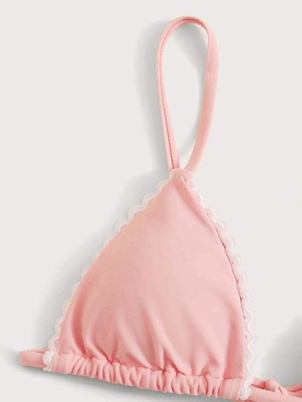 Sku CY-!55547 Material Nylon Lining Nylon Underwired No Style Bralette Feature Bowknot , Lacy , Solid Neckline V-neck Seasons Summer Type Bikini Swimsuit Color PINK Size S,M,L Please consult the size chart we provide for this item''s measurements to help you decide which size to buy.Please note: There may be 1-3cm differ due to manual measurement.CMINCH Cup Bust Waist Hips S A-B 80-85 61-66 86-91 M B-C 85-90 66-71 91-96 L B-C 90-95 71-76 96-101 Pink Fitted Swimwear With Straps, Fitted Pink Swimwear With Straps, Nylon Swimwear With Straps For Spring, Pink Seamless V-neck Swimwear, Pink Swimwear With Straps, Pink Halter Neck Tankini For Swimming, Pink Swimwear With Adjustable Straps For Pool, Pink Sleeveless Seamless Tankini, Pink Swimwear With Straps For Pool