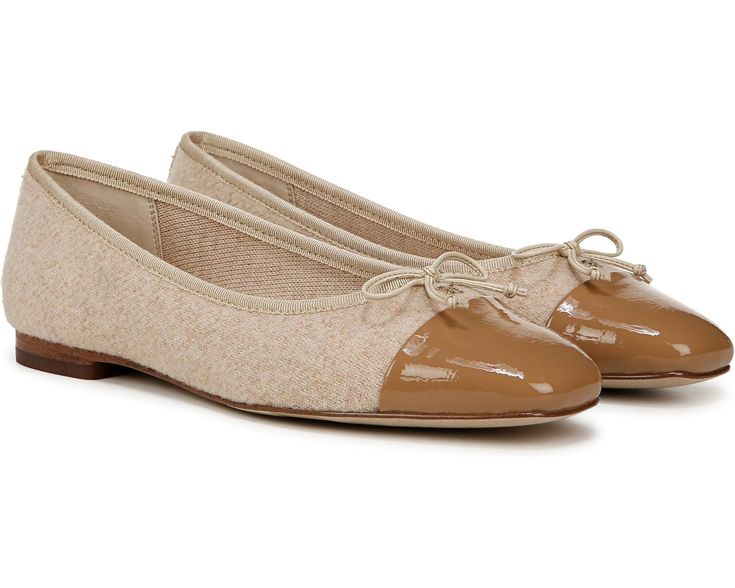 Women's Sam Edelman Marley | Zappos.com Beige Closed Toe Ballet Flats For Fall, Beige Round Toe Ballet Flats For Fall, Beige Slip-on Ballet Flats For Fall, Fall Workwear Ballet Flats With Rubber Sole, Classic Ballet Flats With Leather Sole For Fall, Classic Fall Ballet Flats With Leather Sole, Classic Closed Toe Ballet Flats For Fall, Classic Spring Cap Toe Flats, Beige Flats With Removable Insole For Fall