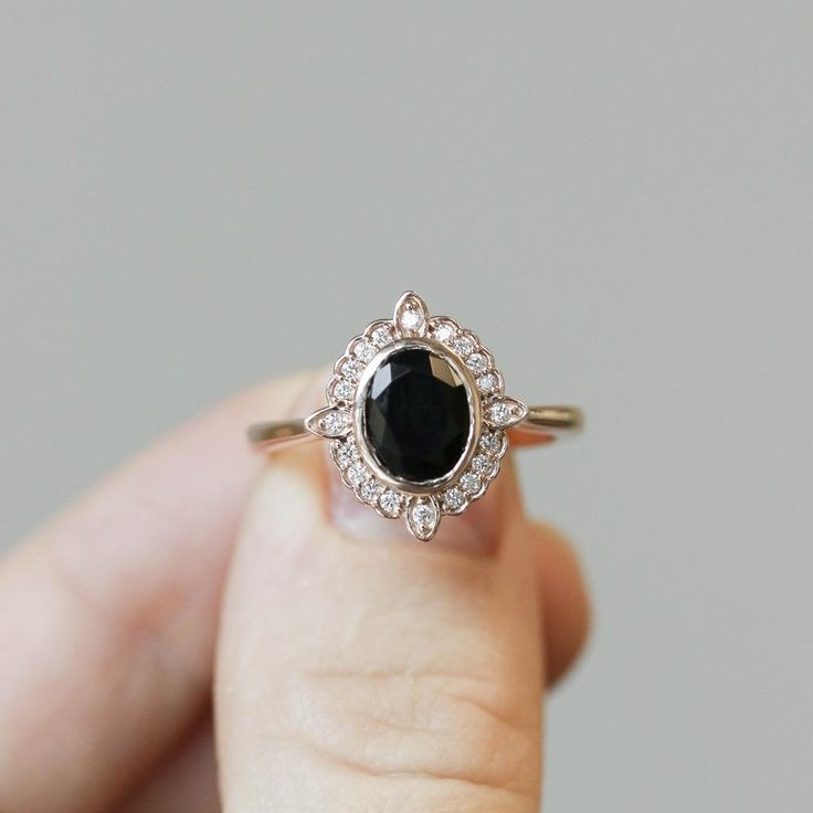 Atlas – Olive Avenue Jewelry Goth Engagement Rings, Olive Avenue, Nontraditional Engagement Rings, Olive Avenue Jewelry, Gothic Engagement Ring, Onyx Engagement Ring, Black Engagement Ring, Real Gold Jewelry, Black Diamond Ring Engagement