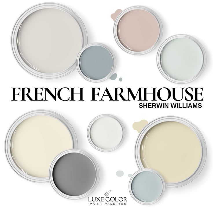 french farmhouse house sherylin williams's paint colors for walls and ceiling in various shades