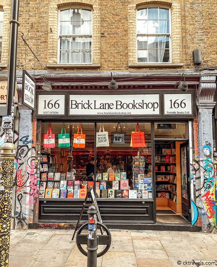 the store front of brick lane bookshop