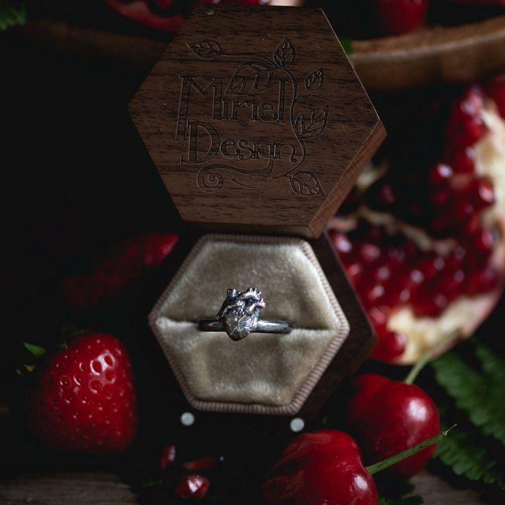 This is a sterling silver ring that has been blackened. I carved the heart from jewellers wax, and it's been cast in solid sterling silver, and molded so I can make different designs with it. The ring is a US size 7.5, I can size it up or down a few sizes if needed. My rings always come in nice boxes, or you can add a gorgeous wooden box to your order here; https://www.etsy.com/no-en/listing/868008081/walnut-ring-box-engraved-leaf-logo-on-a? Anatomical Heart, Leaf Logo, Ring Box, Wooden Box, Rings Statement, Wooden Boxes, Sterling Silver Ring, Favorite Jewelry, Norway