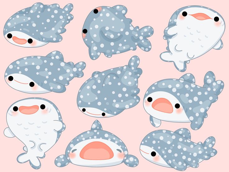 some cute little fish with polka dots on them