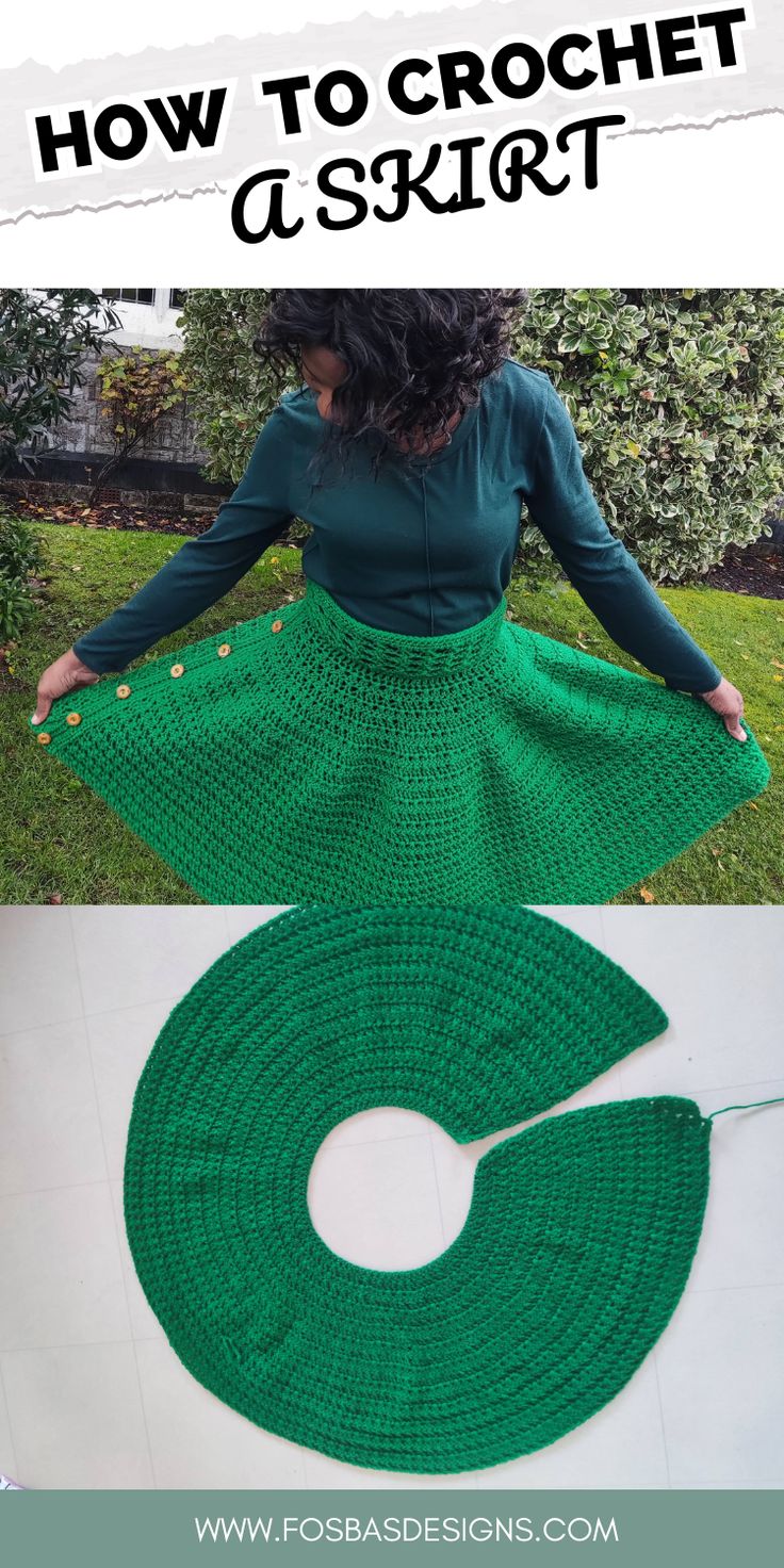 HOW TO CROCHET A SKIRT FOR BEGINNERS Skirt Pattern Free, Top Aesthetic, Crochet Skirt Pattern, Crochet Bottoms, Mode Crochet, Crochet Skirts, Aesthetic Crochet, Crochet Design Pattern, Crochet Clothing And Accessories