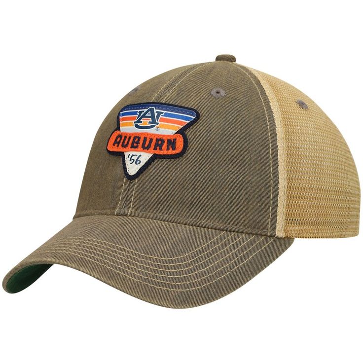 Top off your everyday apparel with this Legacy Point Old Favorite Trucker hat. It features colorful, embroidered Auburn Tigers details on the front, and its neutral color palette pairs well with any outfit. This relaxed cap's mesh panels enhance breathability, and the snapback closure ensures a comfortably snug fit as you rep the Auburn Tigers. Neutral Color Palette, Auburn Tigers, Athletic Men, Neutral Colour Palette, Mesh Panel, Neutral Color, Snapback Hat, Auburn, Snapback Hats