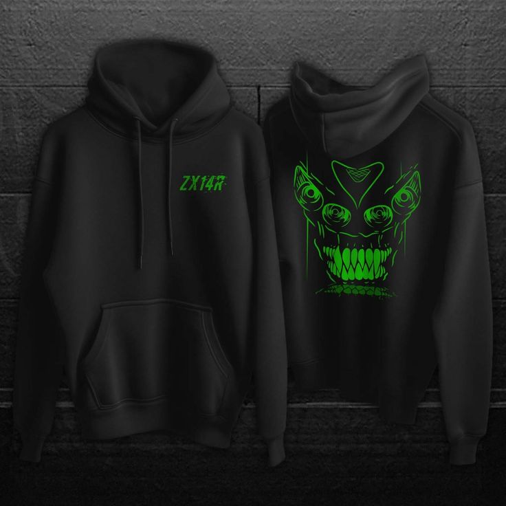 Hoodies for Kawasaki Ninja ZX14R Motorcycle Riders Stay warm while riding your motorcycle with this high-quality Kawasaki Ninja ZX14R hooded pullover designed to be the perfect source of warmth and comfort during your motorcycle journeys. Inspired by the iconic Kawasaki Ninja ZX14R, this hoodie serves as the ultimate homage to these legendary motorcycles that have stolen the hearts of riders worldwide. Crafted with a three-panel fleece lining, this pullover hoodie ensures durability as you ride. Green Techwear Hooded Hoodie, Green Techwear Hoodie, Green Fan Apparel Hoodie, Green Hooded Fan Apparel Hoodie, Green Techwear Hoodie For Streetwear, Black Biker Hoodie For Streetwear, Winter Biker Hoodie, Black Biker Style Streetwear Hoodie, Biker Style Long Sleeve Hoodie For Streetwear