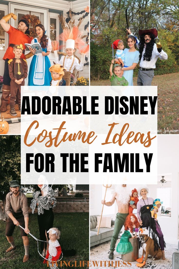 Disney Halloween costumes Family Of 4 Frozen Halloween Costumes, Easy Disney Family Costumes, Family Of 5 Disney Costumes, Family Rapunzel Halloween Costumes, Family Snow White Halloween Costumes, Frozen Family Halloween Costumes, Snow White Family Costume Halloween, Cinderella Halloween Costume Family, Disneyland Costume Ideas