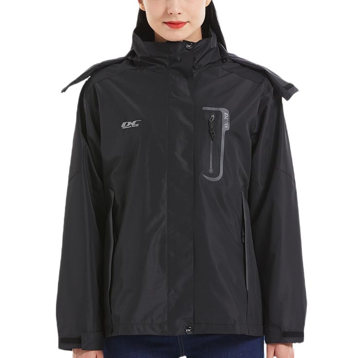 PRICES MAY VARY. 【STAY DRY ON A RAINY DAY】: Don't cancel your plans just because it started raining or snowing! Our new rain jacket is made of the latest waterproof fabric. More waterproof and windproof than before. The waterproof jacket and its hood will keep your upper body and head dry and clean! 【LIGHTWEIGHT AND SOFT】: This Jacket is specially for women designed. The outer fabric is skin-friendly and lightweight. Inside is fleece material, So it is more soft and warm. 【WATERPROOF HIKING JACK Hiking Clothing, Snowboarding Women, Waterproof Rain Jacket, Hiking Jacket, Hooded Rain Jacket, Rain Jacket Women, Soft Jacket, On A Rainy Day, Outdoor Jacket