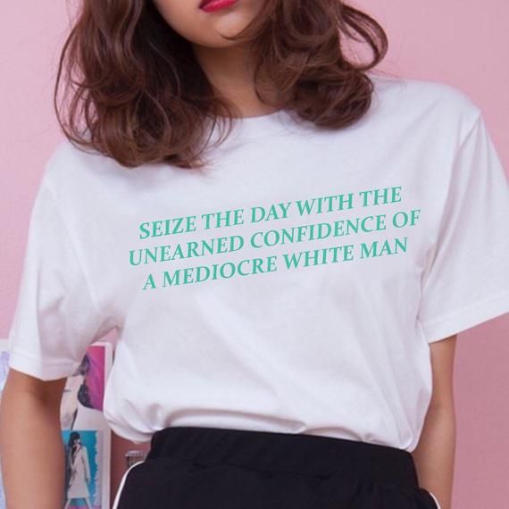 This t-shirt is everything youve dreamed of and more. It feels soft and lightweight, with the right amount of stretch. Its comfortable and flattering for both men and women. • 100% combed and ring-spun cotton (heather colors contain polyester) • Fabric weight: 4.2 oz (142 g/m2) • Feminist Tshirt Graphic Tees, Feminist T Shirts, Relaxed Fit T-shirt With Quote Print For Everyday, Trendy T-shirt With Funny Text For Everyday, Trendy Everyday T-shirt With Funny Text, Trendy Funny Text T-shirt For Everyday, Summer Graphic Tee With Quote Print, Trendy Quote Print T-shirt For Everyday, Trendy Quote Print T-shirt