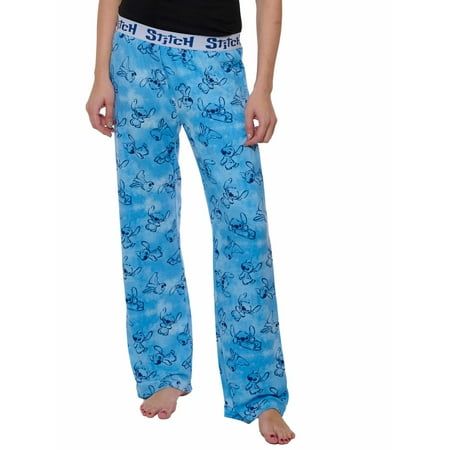 OFFICIALLY LICENSED DISNEY LOUNGE PANT These Stitch Hacci pants are made from a breathable and lightweight material that resembles plush fabric but is much thinner, offering the same soft and cozy feel.  STITCH ALL-OVER PRINT  These holiday pajama pants feature a playful all over Stitch print on a blue background. These pants are perfect for the holiday season.  STRETCHY AND COMFORTABLE  Made from 95% polyester and 5% spandex, and featuring a wide 1  comfortable elastic waistband, these pants of Backpacks Disney, Stitch Pajamas, Knit Lounge Set, Womens Pajamas Pants, Holiday Pajamas, Disney Stitch, Plush Fabric, Pants Blue, Sleepwear & Loungewear