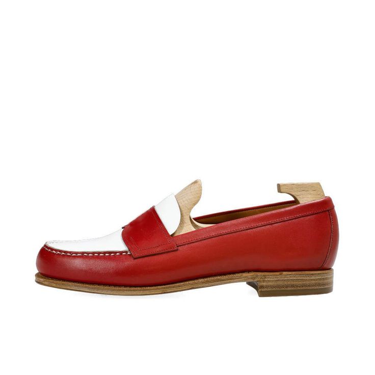 Step into style and comfort with these Red and White Two-tone Comfort Slip-on Flat Loafers for Women. Perfect for everyday wear, they effortlessly elevate your casual outfits with a pop of color. Color: Red and white Toe: Round toe Stylish two-tone design Handcrafted US sizing. Fits true to size. Casual Slip-on Flats With Red Sole, Red Flat Slip-ons With Leather Sole, Casual Red Loafers For Spring, Casual Red Spring Loafers, Classic Red Sole Slip-on Flats, Classic Slip-on Flats With Red Sole, Classic Slip-on Loafers With Red Sole, Loafers With Red Sole And Flat Heel For Work, Red Casual Summer Loafers