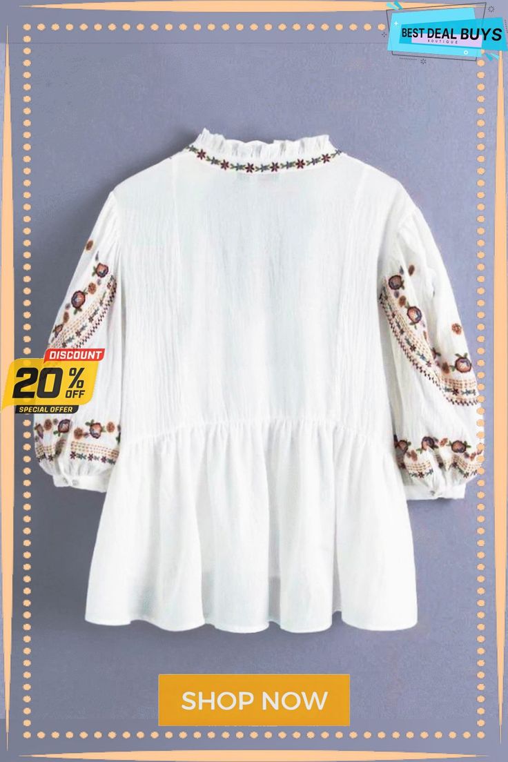 Floral Embroidery Peplum Blouse Spring Long Sleeve Blouse With Multicolor Embroidery, Long Sleeve Blouse With Multicolor Embroidery, Spring Multicolor Embroidered Tops With Sleeves, Long Sleeve Embroidered Top With Floral Design For Summer, Long Sleeve Blouse With Multicolor Embroidery For Summer, Spring Embroidered Long Sleeve Top, Summer Long Sleeve Embroidered Top With Multicolor Embroidery, Spring Short Sleeve Blouse With Resham Embroidery, Spring Long Sleeve Tops With Embroidered Neckline