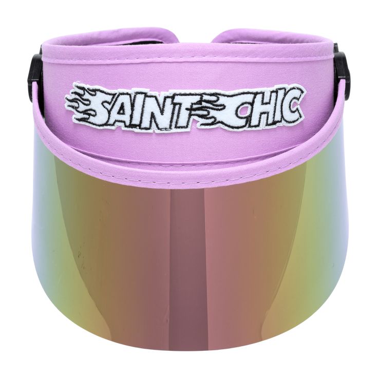 SAINT CHIC Hats One Size / Black PURPLE FLAME PAPARAZZI VISOR™ 2.0 Sun Hat Retro One Piece Swimsuits, Purple Flame, Sun Visor Hat, Blue Orange White, Fashion Institute, Visor Hat, Summer Weather, Visor Hats, Sun Visor