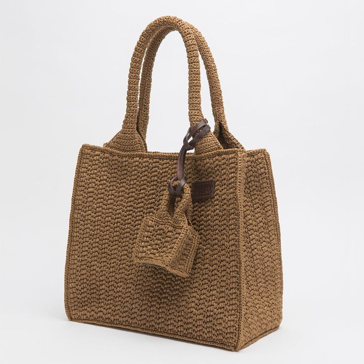 100% Handmade 100% Paper String 100% Vegetal Leather Made in Turkey Bag Body Height: 33 cm / 13 inches Bag Body Width: 40 cm / 15.7 inches Strap Height: 21 cm / 8.3 inches On-the-go Natural Hobo Shoulder Bag, Natural Satchel Straw Bag For On-the-go, Luxury Rectangular Satchel With Braided Handles, Luxury Crochet Tote Bag With Leather Handles, Luxury Beach Bag With Leather Handles, Luxury Rectangular Beach Bag For Shopping, Elegant Straw Tote Bag For On-the-go, Natural Straw Tote Bag For On-the-go, Brown Luxury Crochet Bag With Braided Handles