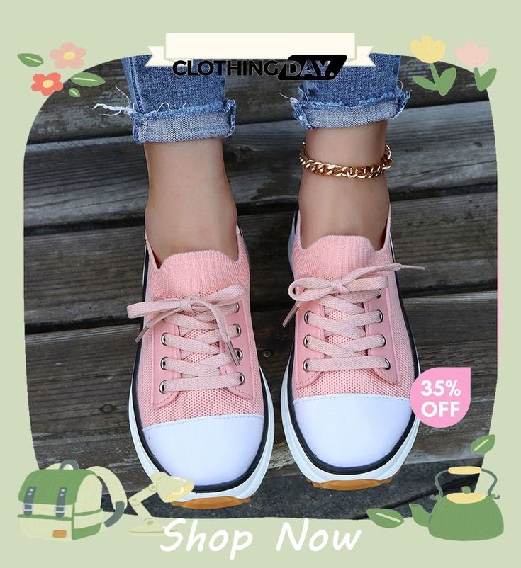 New Mesh Lace-up Outdoor Non-slip Platform Shoes Trendy Non-slip Lace-up Sneakers, Casual Pink High-top Slip-on Sneakers, Sporty Pink Slip-on Sneakers For Spring, Spring Non-slip Slip-ons With Round Toe, Casual Non-slip Slip-on Canvas Shoes, Trendy Slip-on Sneakers With Vulcanized Sole And Round Toe, Non-slip Round Toe Slip-ons For Spring, Pink Slip-on Walking Shoes With Rubber Sole, Pink Slip-on Sneakers With Rubber Sole