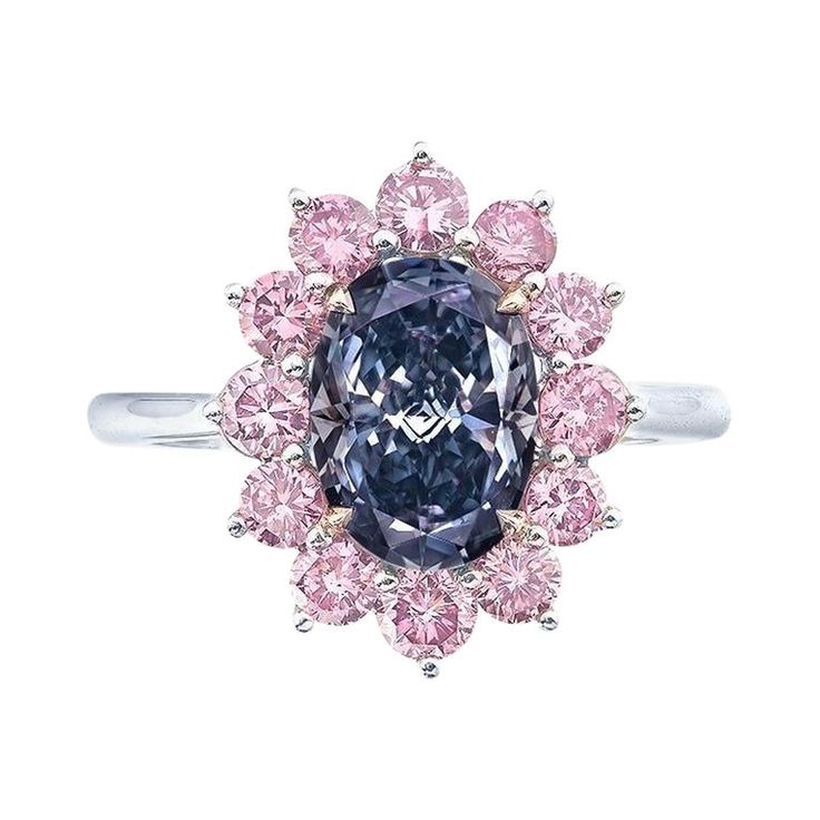 Check out this item from 1stdibs! Emilio Jewelry GIA Certified Natural 2.00 Carat Deep Blue Diamond: https://www.1stdibs.com/id-j_19064422 Emilio Jewelry, Fancy Color Diamond Ring, Expensive Diamond, Blue Diamonds, Blue Diamond Ring, Pink Diamonds, Purple Jewelry, Jewels Rings, Luxury Rings