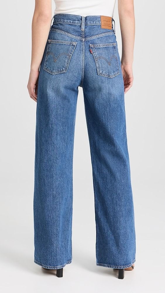 Levi's Ribcage Wide Leg Jeans | Shopbop Levi's Wide Leg Medium Wash Jeans, Rib Cage Levis, Levi’s Ribcage, Levis Ribcage Wide Leg Jeans, Levi's Wide Leg Rigid Denim Jeans, Levis Ribcage, Rib Cage, Levi's, Levis Jeans