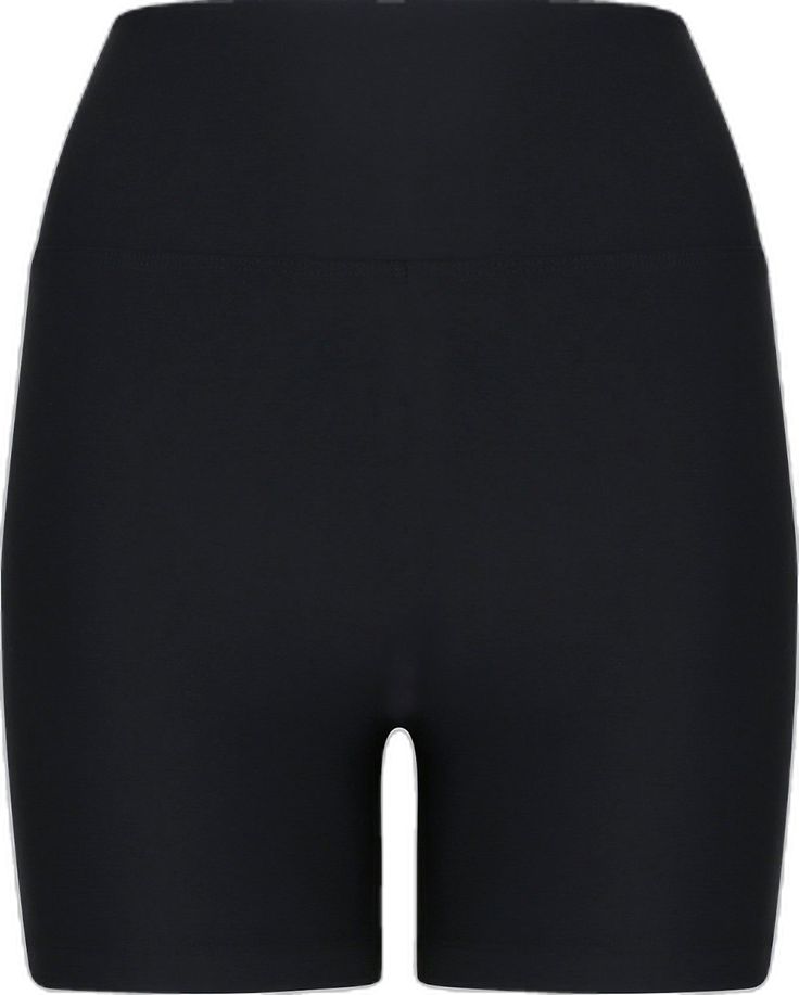 Compressive Knee-length Biker Shorts, Black Stretch Biker Shorts Athleisure, Black Stretch Biker Shorts For Workout, Black Stretch Athleisure Biker Shorts, Sleek Sports Bottoms In Elastane, Sleek Black 4-way Stretch Leggings, Sleek Black Leggings With 4-way Stretch, Black Stretch Biker Shorts For Gym, Stretch Black Biker Shorts For Gym