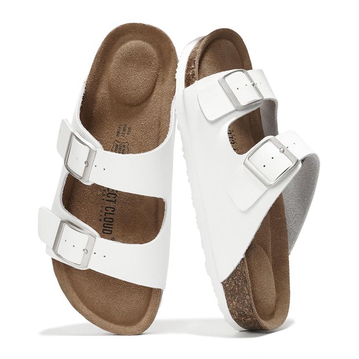 PRICES MAY VARY. 𝗣𝗿𝗲𝗺𝗶𝘂𝗺 𝗤𝘂𝗮𝗹𝗶𝘁𝘆 𝗠𝗮𝘁𝗲𝗿𝗶𝗮𝗹: Experience the perfect blend of style and comfort with Project Cloud's womens sandals. Made with 100% genuine leather, these sandals women offer a premium quality that guarantees durability and long-lasting use. 𝗖𝗼𝗺𝗳𝗼𝗿𝘁𝗮𝗯𝗹𝗲 𝗙𝗶𝘁: The adjustable two straps of these women's flat sandals provide a secure and custom fit, enhancing comfort for all-day wear. They feature adjustable two straps for a personalized fit and a 100 Adjustable Strap Slip-on Footbed Sandals For Vacation, Flat Sport Sandals With Leather Footbed For Summer, Vacation Leather Footbed Sandals With Flat Heel, Leather Footbed Sandals With Flat Heel For Vacation, White Sport Sandals With Buckle For Summer, Slip-on Footbed Sandals With Adjustable Strap For Beach, Flat Heel Footbed Sandals With Buckle Closure For Vacation, Summer Slip-on Sandals With Adjustable Strap, Synthetic Sport Sandals With Leather Footbed For Summer