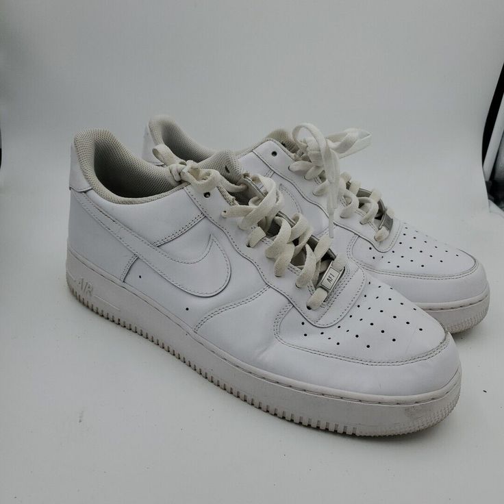 Nike Air Force 1 Men's Triple White Athletic Shoes, Style #CW2288-111, US Sz 13 Nike Air Force Men, White Athletic Shoes, Brands Outlet, Nike Air Force 1, Air Force 1, Nike Air Force, Air Force, Nike Shoes, Nike Air