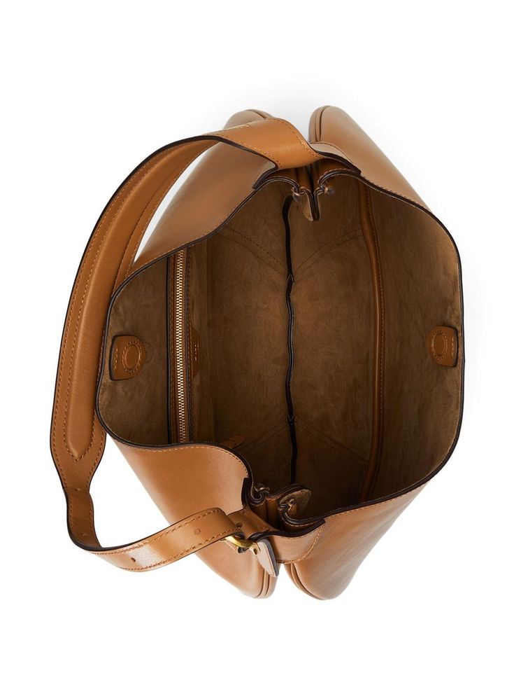 Ralph Lauren Shoulder Bag, Tan Handbags, Ralph Lauren Leather, Polo Pony, Sustainable Leather, Medium Handbags, Large Shoulder Bags, Women Accessories Bags, Medium Bags